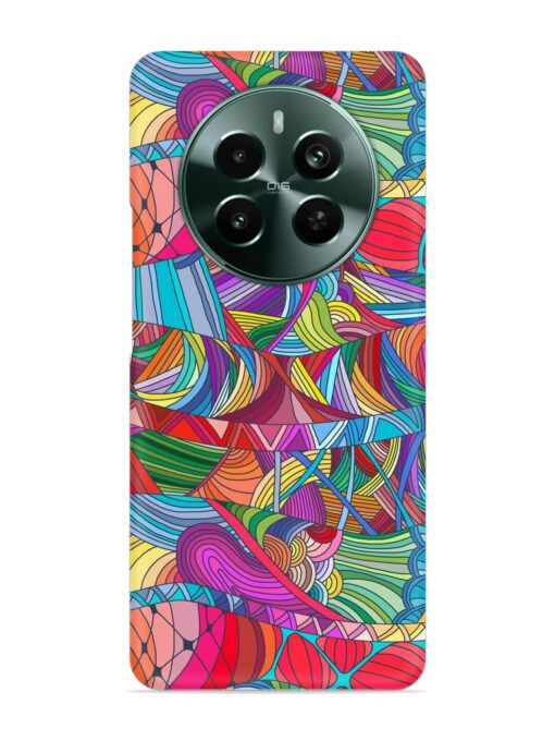 Seamless Patterns Hand Drawn Snap Case for Realme 12 Plus (5G) Zapvi