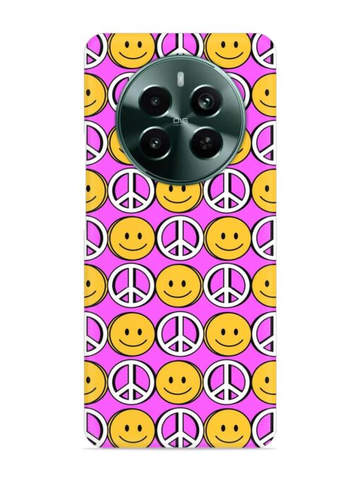 Smiley Face Peace Snap Case for Realme 12 Plus (5G) Zapvi