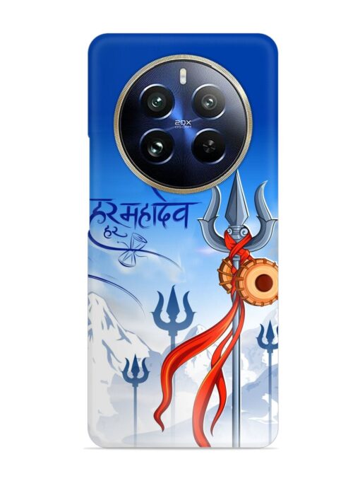 Har Har Mahadev Trishul Snap Case for Realme 12 Pro (5G) Zapvi