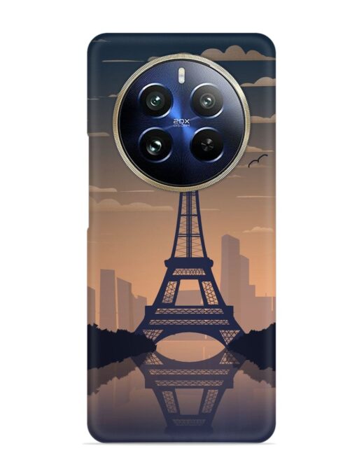 France Paris Eiffel Tower Gradient Snap Case for Realme 12 Pro (5G) Zapvi