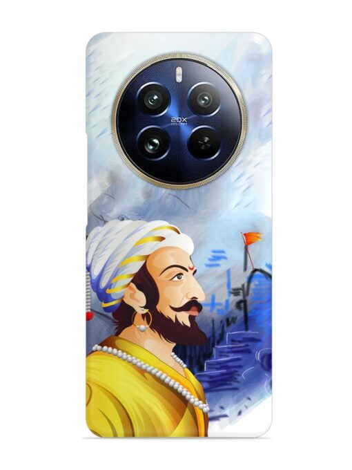 Shivaji Maharaj Color Paint Art Snap Case for Realme 12 Pro (5G)