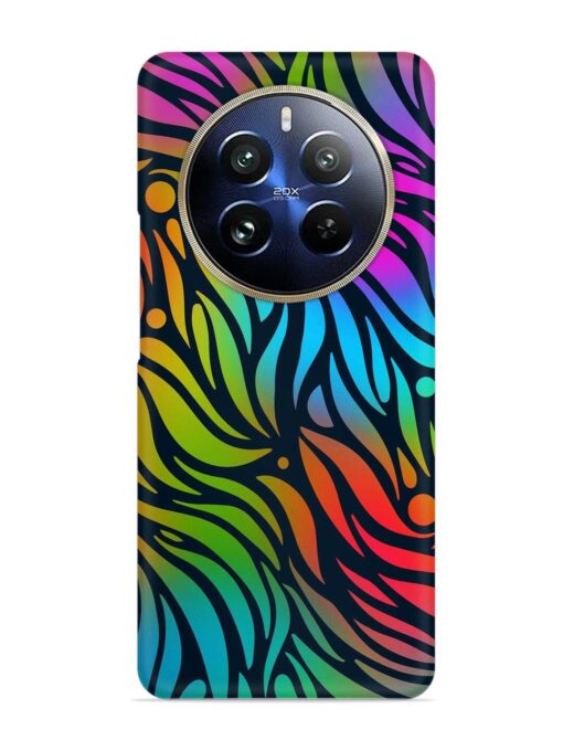 Abstract Leaf Design Snap Case for Realme 12 Pro (5G) Zapvi