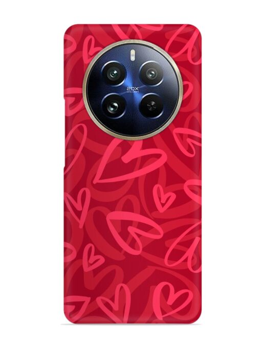 Seamless Romantic Pattern Snap Case for Realme 12 Pro (5G)