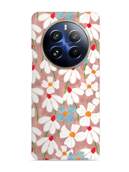 Abstract Petal Flowers Snap Case for Realme 12 Pro (5G)