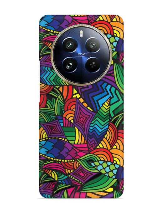 Abstract Multicolor Seamless Snap Case for Realme 12 Pro (5G) Zapvi