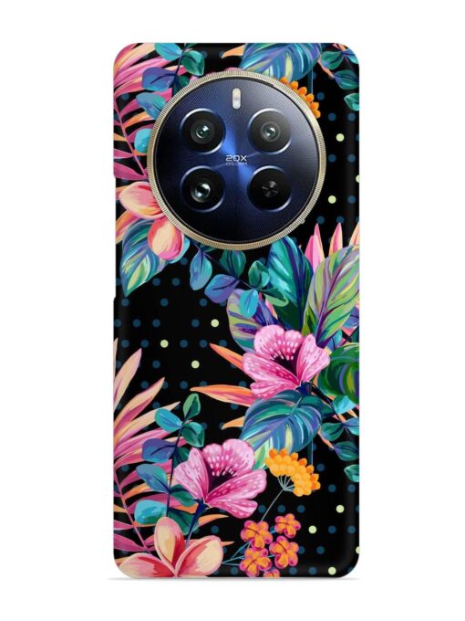 Seamless Floral Pattern Snap Case for Realme 12 Pro (5G)