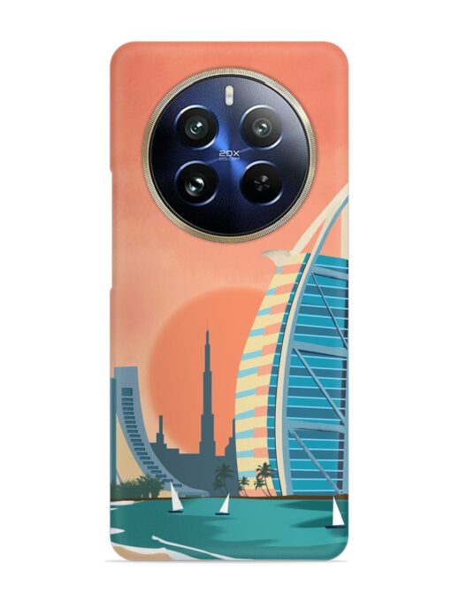 Dubai Architectural Scenery Snap Case for Realme 12 Pro Plus (5G)