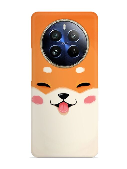 Cute Dog Face Vector Snap Case for Realme 12 Pro Plus (5G) Zapvi