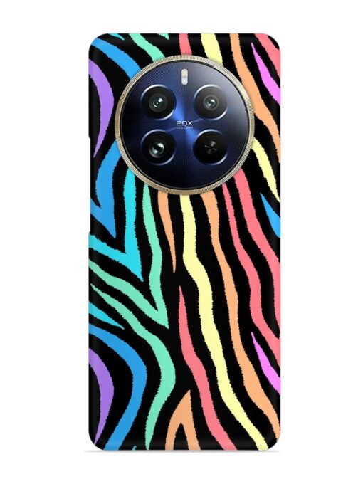 Colorful Abstract Zebra Snap Case for Realme 12 Pro Plus (5G)