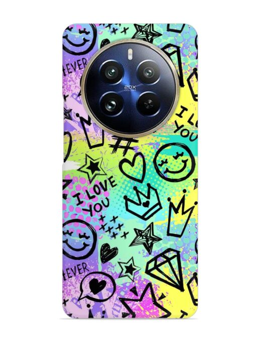 Bright Seamless Pattern Snap Case for Realme 12 Pro Plus (5G)