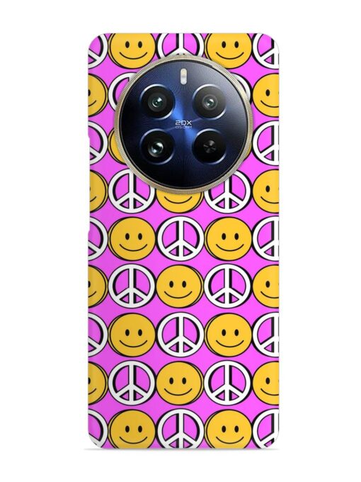 Smiley Face Peace Snap Case for Realme 12 Pro Plus (5G)