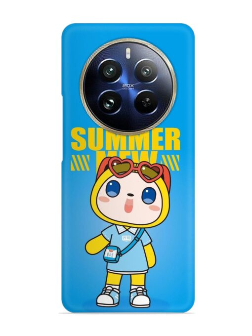 Summer Mew Cartoon Snap Case for Realme 12 Pro Plus (5G)