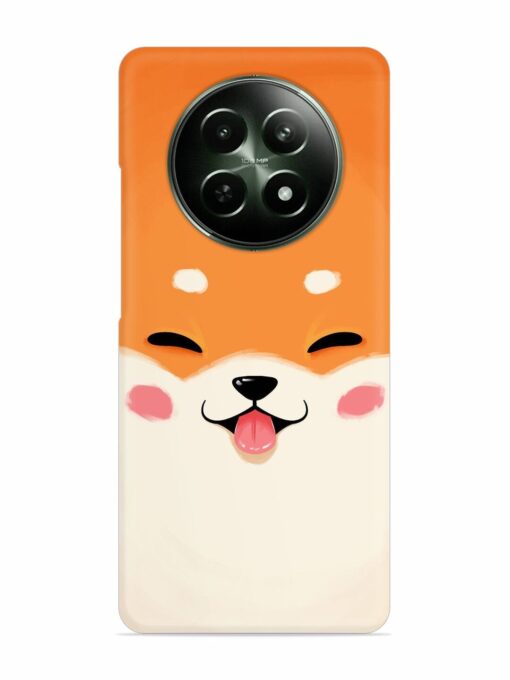 Cute Dog Face Vector Snap Case for Realme 12X (5G)