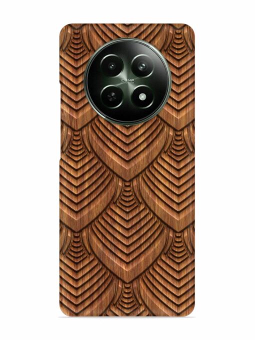 Carved Pattern On Snap Case for Realme 12X (5G)