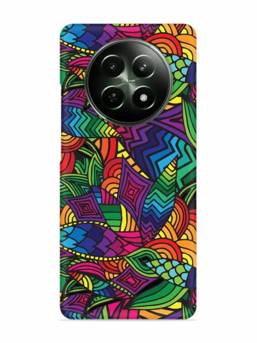 Abstract Multicolor Seamless Snap Case for Realme 12X (5G)