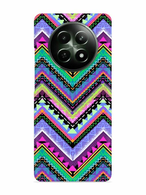 Tribal Aztec Print Snap Case for Realme 12X (5G)