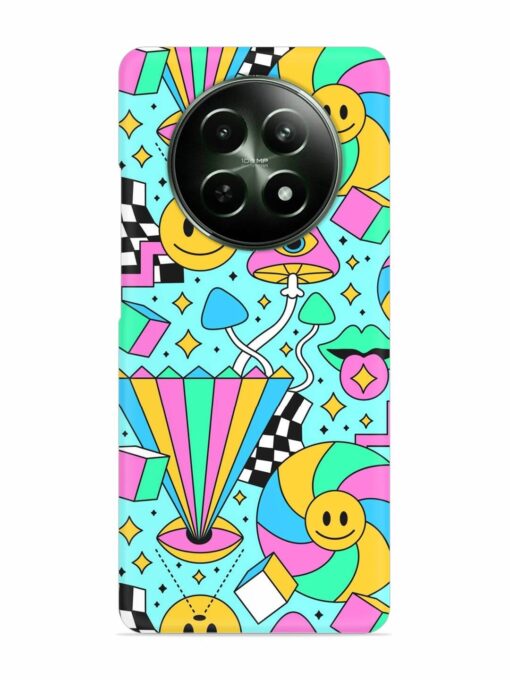 Trippy Rainbow 60S Snap Case for Realme 12X (5G)