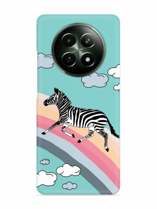 Running Zebra Snap Case for Realme 12X (5G) Zapvi