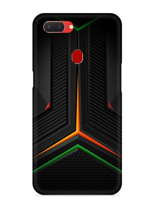 Orange Triangle Light Snap Case for Realme 2 Zapvi