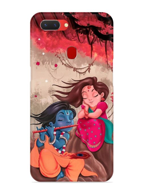 Radhe Krishna Water Art Snap Case for Realme 2