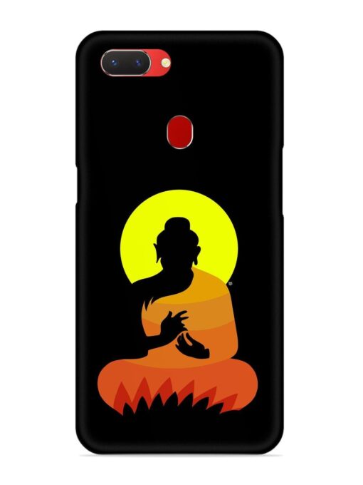 Buddha Art Black Snap Case for Realme 2 Zapvi