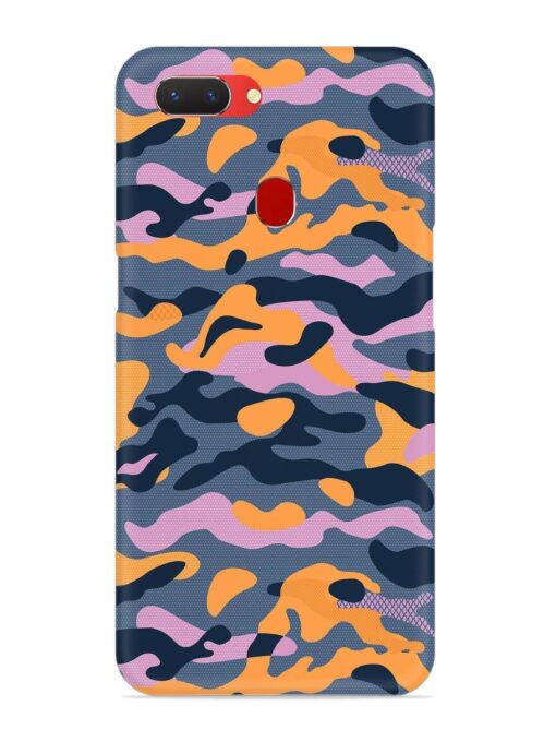 Camouflage Army Military English Orange Art Snap Case for Realme 2 Zapvi