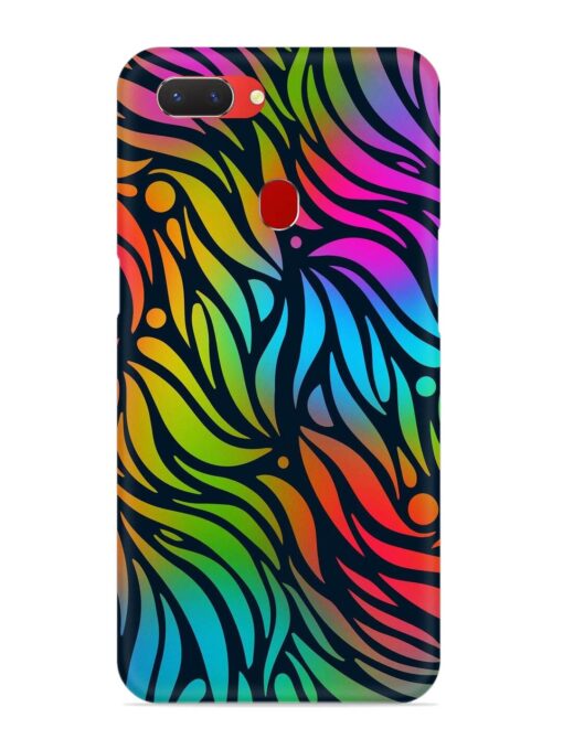 Abstract Leaf Design Snap Case for Realme 2 Zapvi