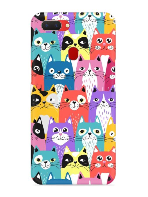 Funny Cartoon Cats Snap Case for Realme 2