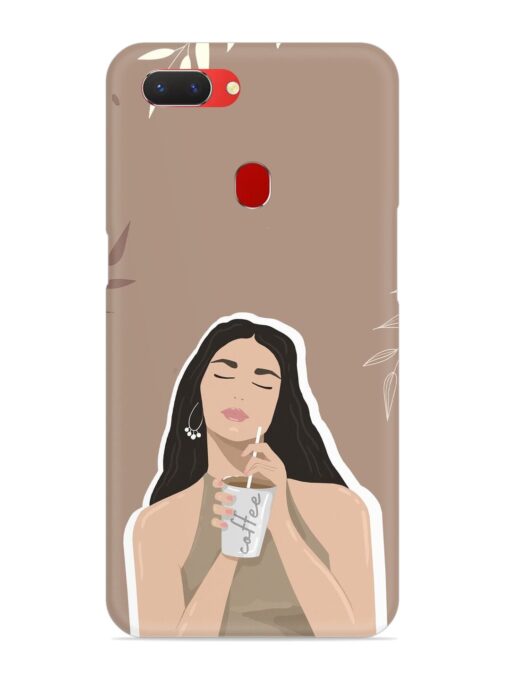 Girl With Coffee Snap Case for Realme 2