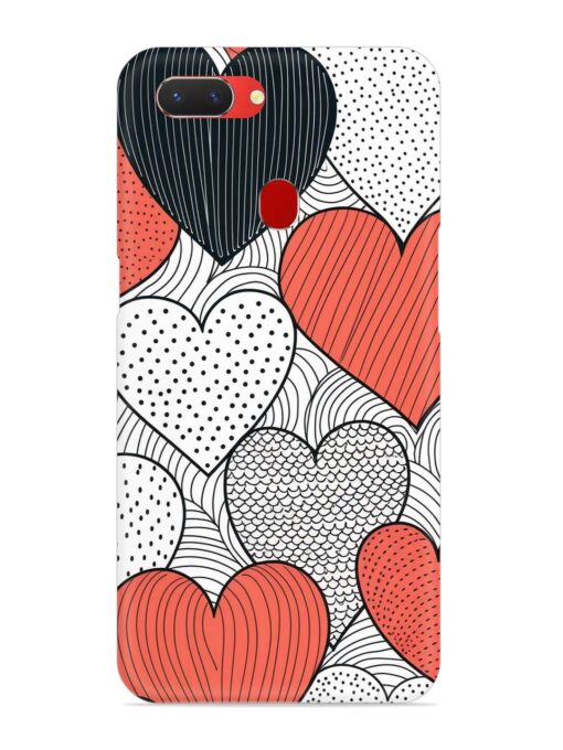 Girly Heart Seamless Snap Case for Realme 2