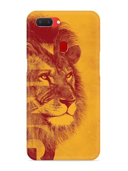 Gold Lion Crown Art Snap Case for Realme 2