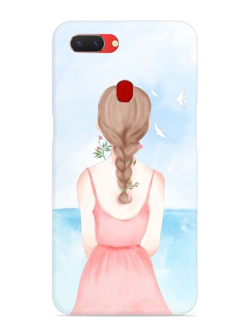 Watercolor Girl Vector Snap Case for Realme 2