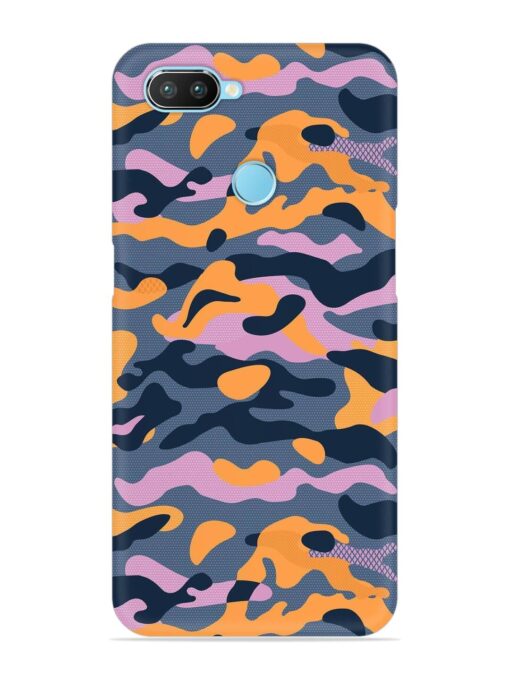 Camouflage Army Military English Orange Art Snap Case for Realme 2 Pro