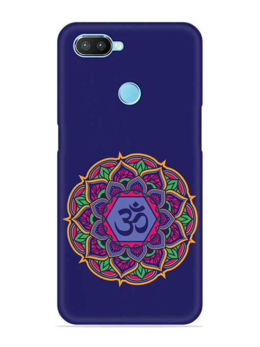 Om Mandala Art Blue Snap Case for Realme 2 Pro Zapvi