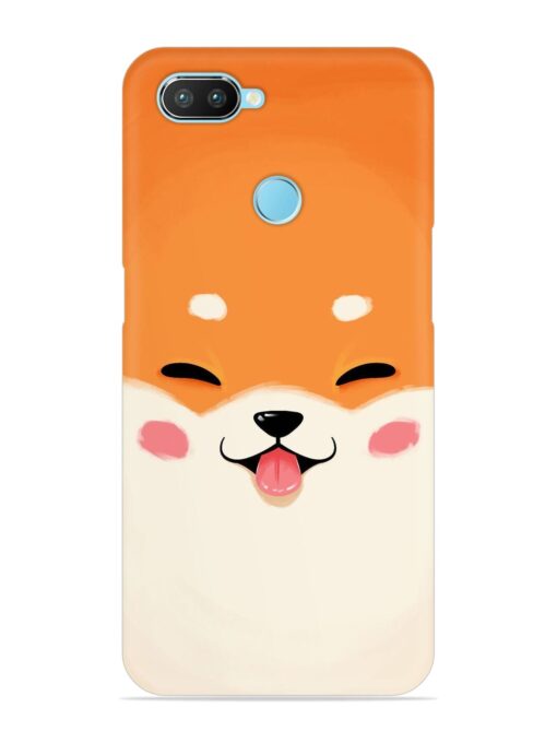 Cute Dog Face Vector Snap Case for Realme 2 Pro Zapvi