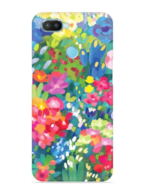 Watercolor Flower Art Snap Case for Realme 2 Pro Zapvi