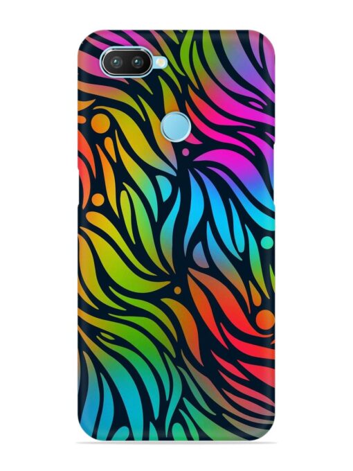 Abstract Leaf Design Snap Case for Realme 2 Pro Zapvi