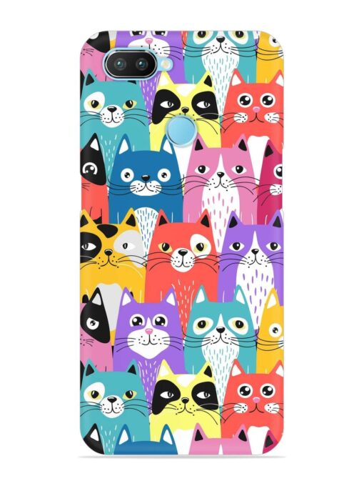 Funny Cartoon Cats Snap Case for Realme 2 Pro