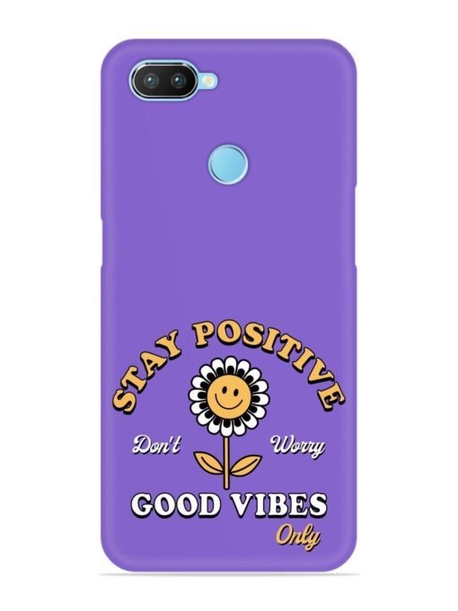 Retro Positive Flower Snap Case for Realme 2 Pro Zapvi