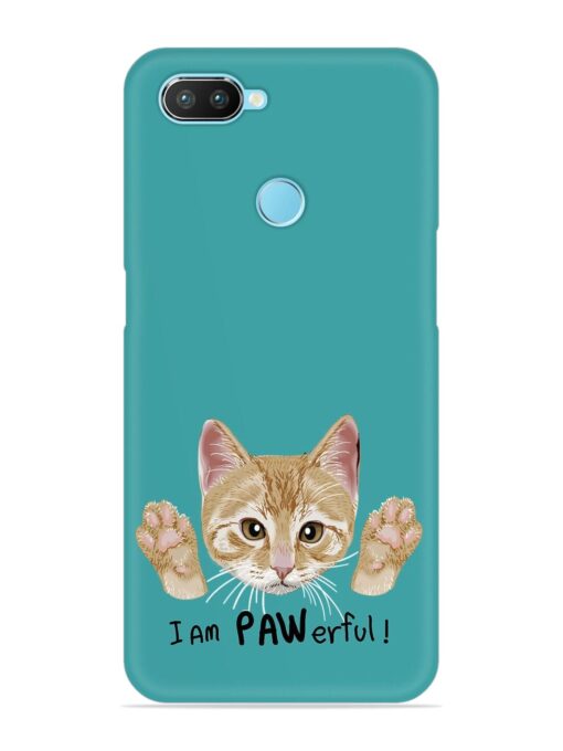 Typography Slogan Cat Snap Case for Realme 2 Pro