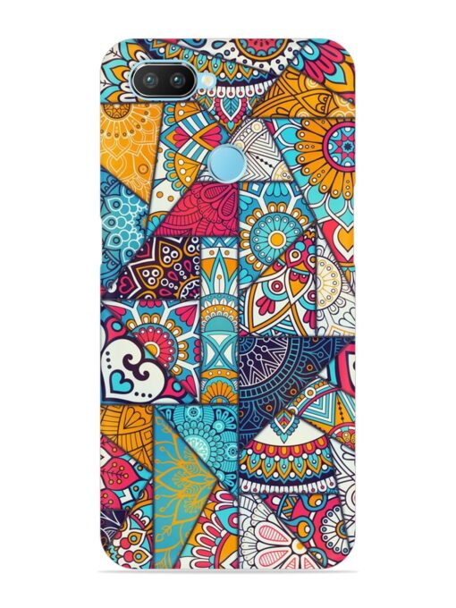 Patchwork Pattern Vintage Snap Case for Realme 2 Pro