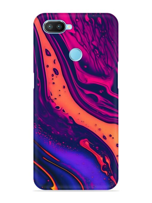 Fluid Blue Pink Art Snap Case for Realme 2 Pro Zapvi