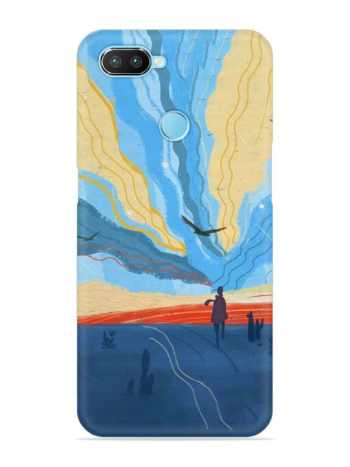 Minimal Abstract Landscape Snap Case for Realme 2 Pro Zapvi