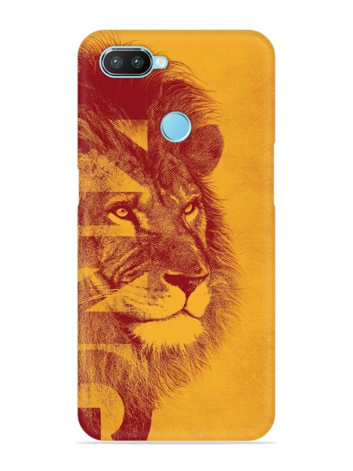 Gold Lion Crown Art Snap Case for Realme 2 Pro Zapvi