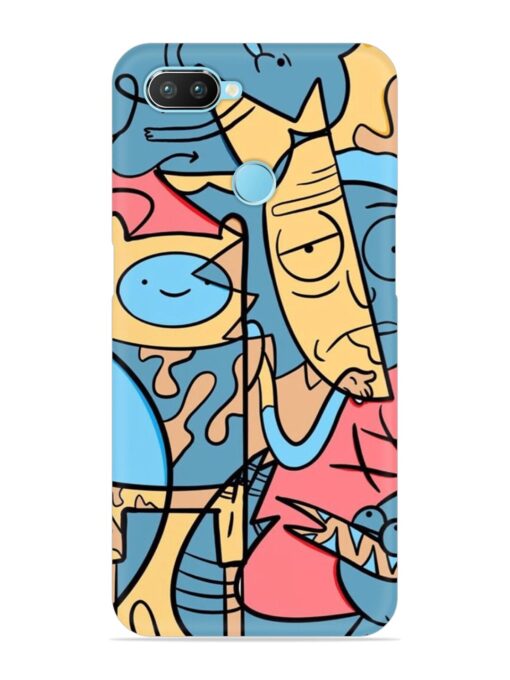 Silly Face Doodle Snap Case for Realme 2 Pro