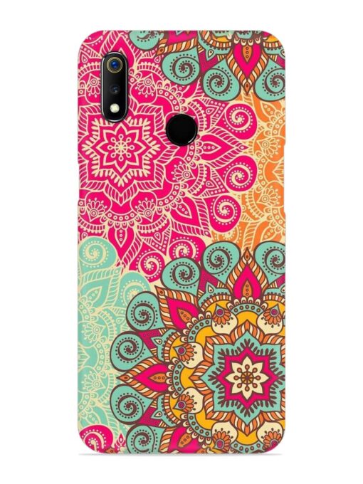 Mandala Seamless Snap Case for Realme 3 Zapvi