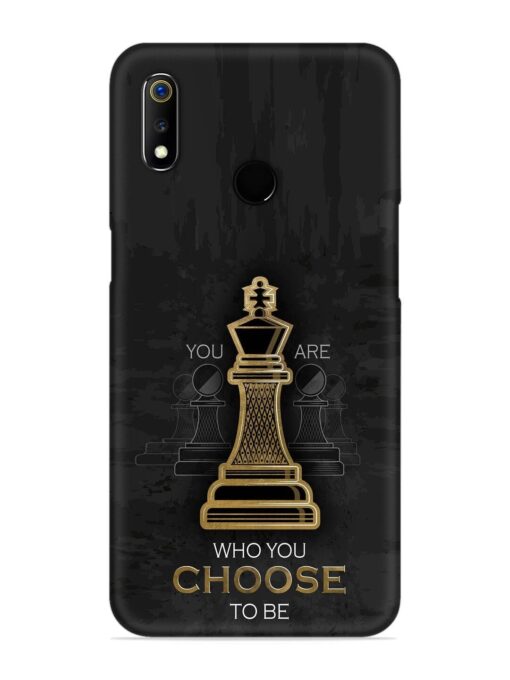 You Are Who Choose To Be Snap Case for Realme 3 Zapvi