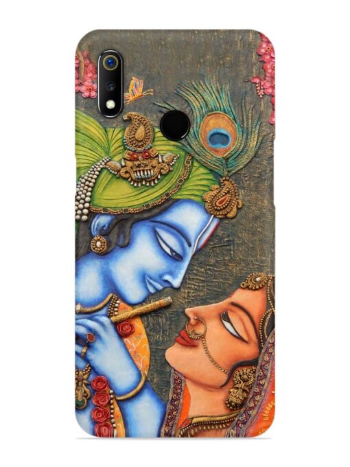 Lord Radha Krishna Flute Art Snap Case for Realme 3