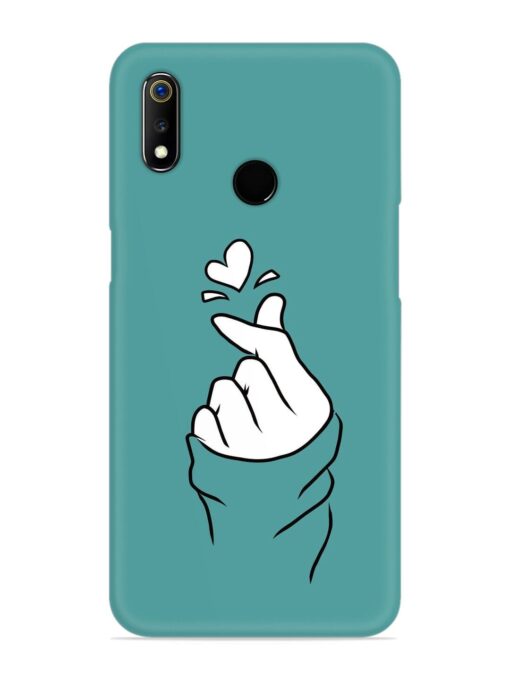 Korean Heart Sign Art Snap Case for Realme 3