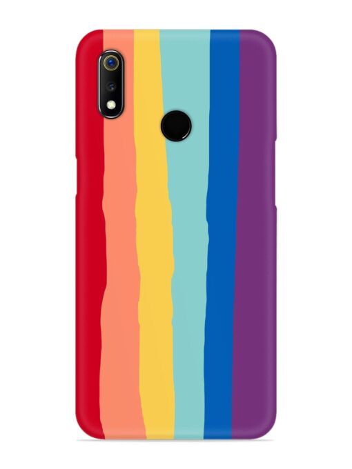 Rainbow Genuine Liquid Snap Case for Realme 3